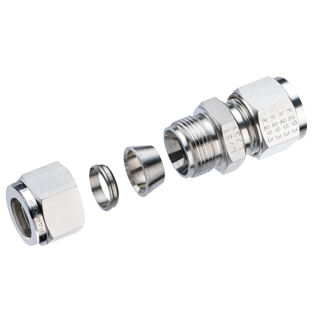 Tube Fitting, Two Ferrule Compression Fitting – A-LOK® Series